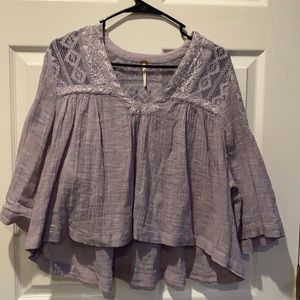 Free people cropped shirt